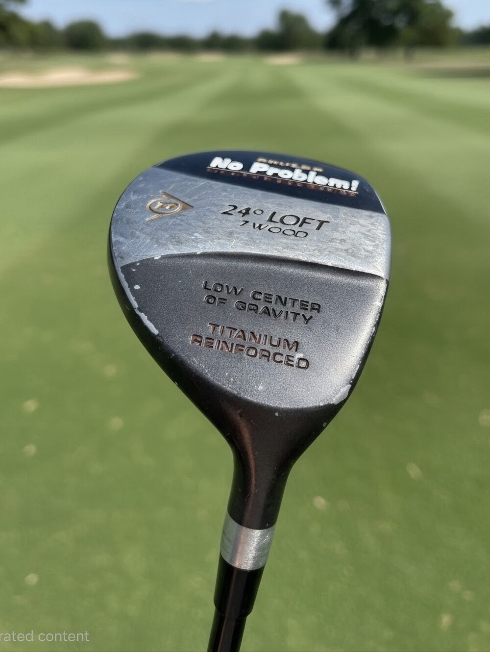 Dunlop No Problem! Utility Wood Series 7-Wood 24° Titanium Reinforced Fairway